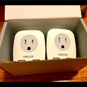 European travel plug adapter (set of 2).